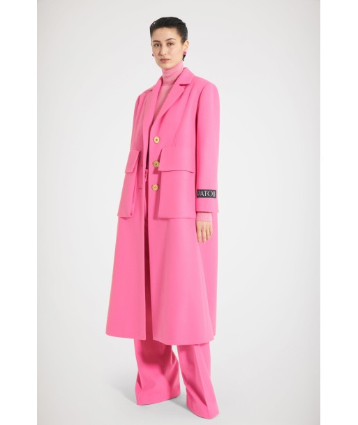 Maxi pocket coat in wool sélection de produits