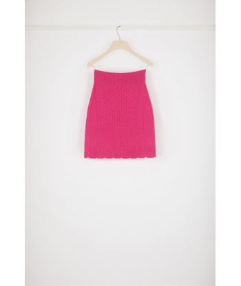 Cable knit skirt in Merino wool vous aussi creer 