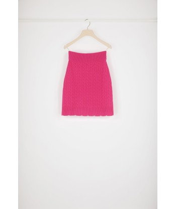 Cable knit skirt in Merino wool vous aussi creer 