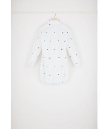 Embroidered baby shirt in organic cotton 2024