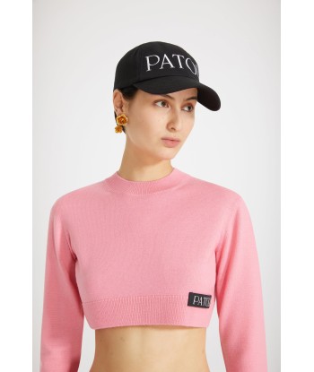 Cropped jumper in wool and cashmere prix