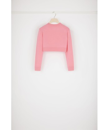 Cropped jumper in wool and cashmere prix