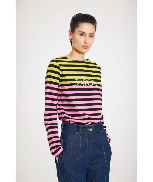 Multicoloured Breton top in organic cotton suggérées chez