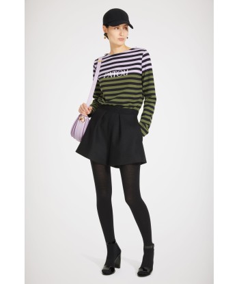 Multicoloured Breton top in organic cotton 2023