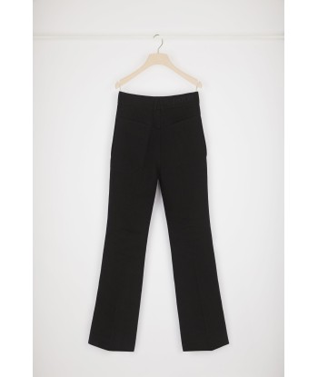 Tailored flared trousers in organic denim acheter