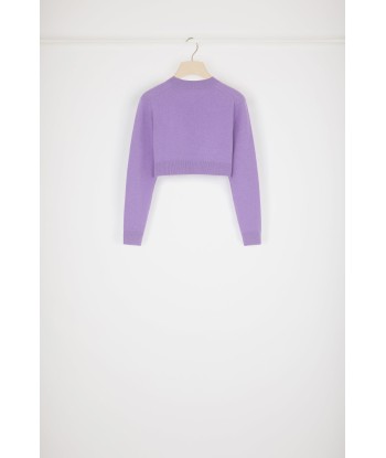 Cropped jumper in wool and cashmere les ligaments