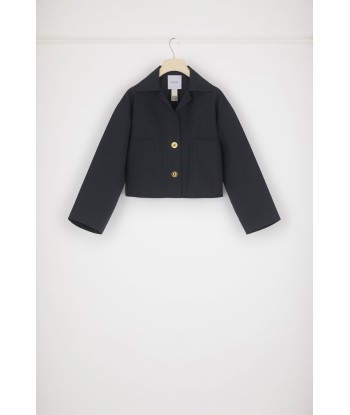 Cropped jacket in organic cotton pas cher chine