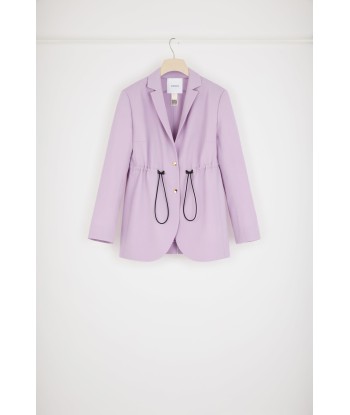 Drawstring jacket in virgin wool les muscles