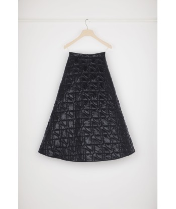 Quilted maxi skirt in recycled polyamide de technologie