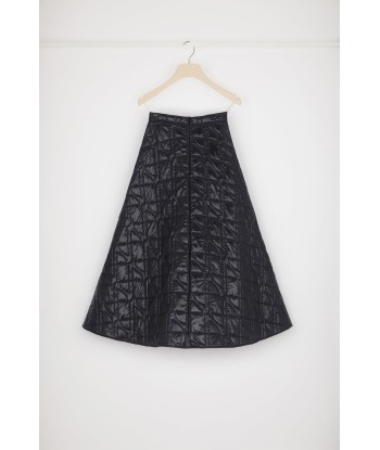 Quilted maxi skirt in recycled polyamide de technologie