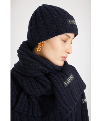 Ribbed wool scarf Venez acheter