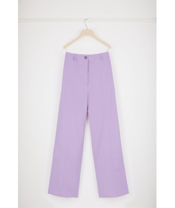 Iconic long trousers in virgin wool destockage