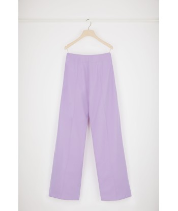 Iconic long trousers in virgin wool destockage