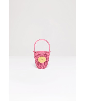 Wicker bucket bag pas cher