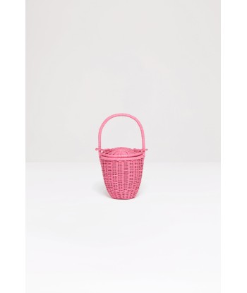 Wicker bucket bag pas cher