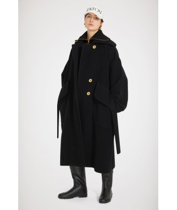 Maxi coat in double-faced wool Economisez 