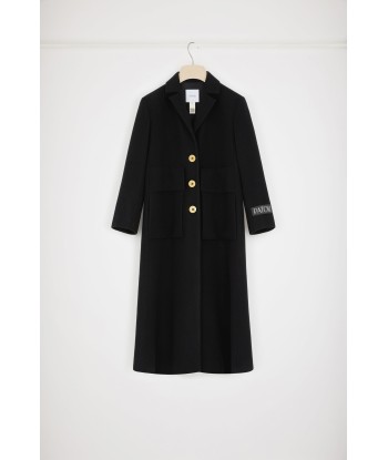 Maxi pocket coat in wool Economisez 