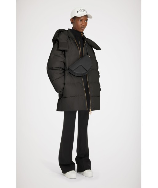 Puffer coat with detachable sleeves in recycled polyester une grave pollution 