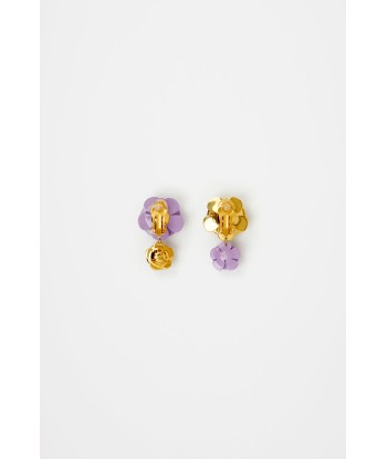 Double flower earrings Faites des économies