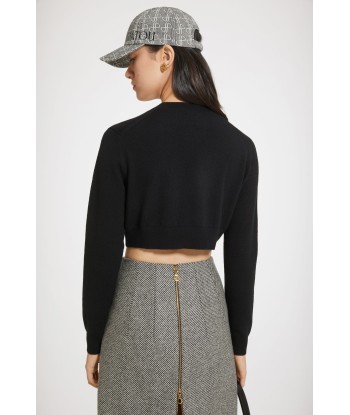 Cropped jumper in wool and cashmere 50-70% off 