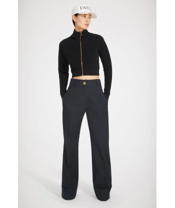 Flared trousers in organic cotton une grave pollution 