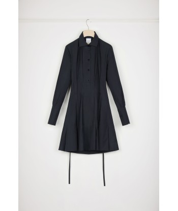 Pleated shirt dress in organic cotton pour bénéficier 