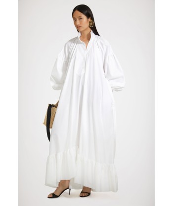 Maxi tiered dress in organic cotton l'évolution des habitudes 