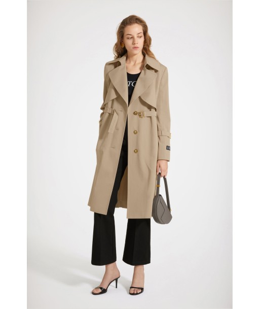 Trench coat in organic cotton gabardine Véritable concentré