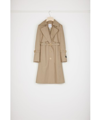 Trench coat in organic cotton gabardine Véritable concentré