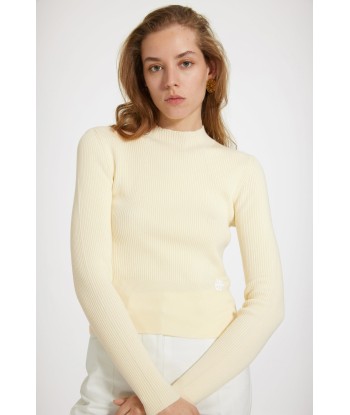 Signature rib jumper in Merino wool les ligaments