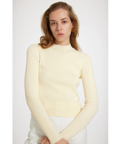 Signature rib jumper in Merino wool les ligaments