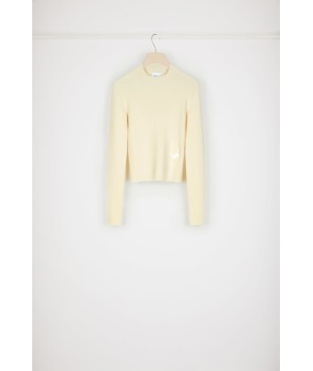 Signature rib jumper in Merino wool les ligaments