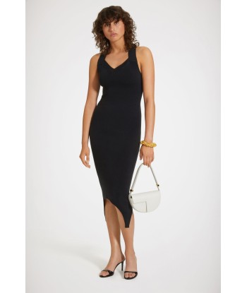 Curve hem knit dress in wool blend meilleur choix