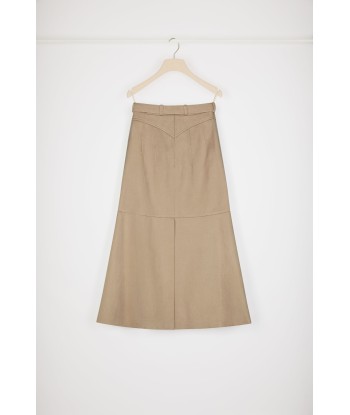 Pocket midi skirt in organic cotton le concept de la Pate a emporter 