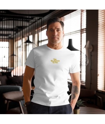 T-shirt premium en coton homme Make Bouillabaisse Not War brodé acheter en ligne