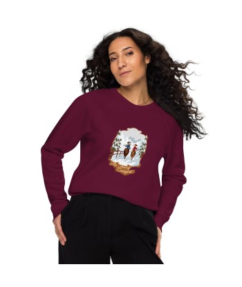 Sweatshirt écologique raglan unisexe The Skiing Cowgirl les ligaments