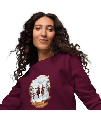 Sweatshirt écologique raglan unisexe The Skiing Cowgirl les ligaments