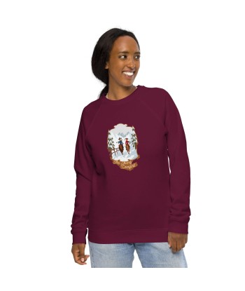 Sweatshirt écologique raglan unisexe The Skiing Cowgirl les ligaments