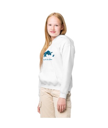 Sweat à capuche épais pour enfants Octopus Blue JUSQU'A -70%! 