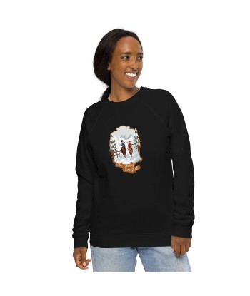 Sweatshirt écologique raglan unisexe The Skiing Cowgirl les ligaments