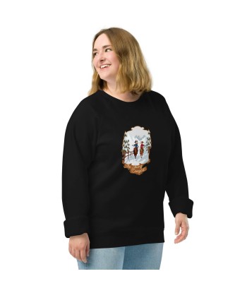 Sweatshirt écologique raglan unisexe The Skiing Cowgirl les ligaments