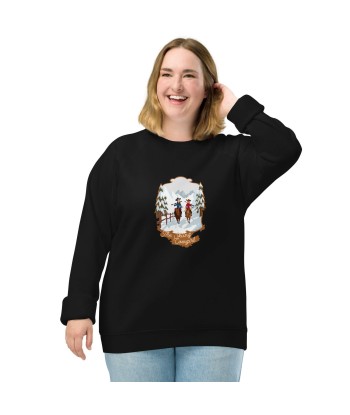 Sweatshirt écologique raglan unisexe The Skiing Cowgirl les ligaments