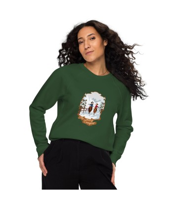 Sweatshirt écologique raglan unisexe The Skiing Cowgirl les ligaments