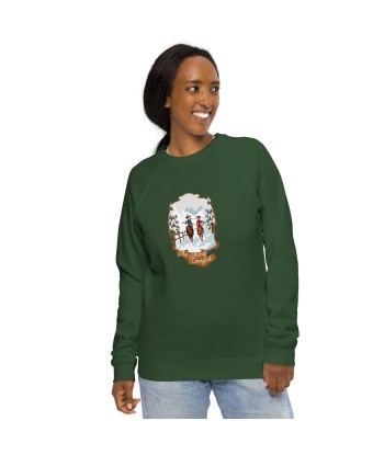 Sweatshirt écologique raglan unisexe The Skiing Cowgirl les ligaments