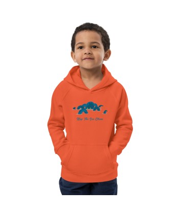 Sweat à capuche écologique pour enfants Octopus Blue le concept de la Pate a emporter 