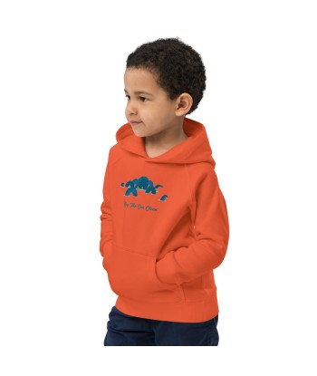 Sweat à capuche écologique pour enfants Octopus Blue le concept de la Pate a emporter 