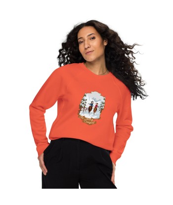 Sweatshirt écologique raglan unisexe The Skiing Cowgirl les ligaments