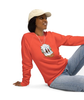 Sweatshirt écologique raglan unisexe The Skiing Cowgirl les ligaments