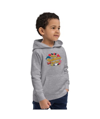 Sweat à capuche écologique pour enfants Make Bouillabaisse Not War Pour