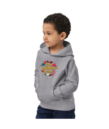 Sweat à capuche écologique pour enfants Make Bouillabaisse Not War Pour